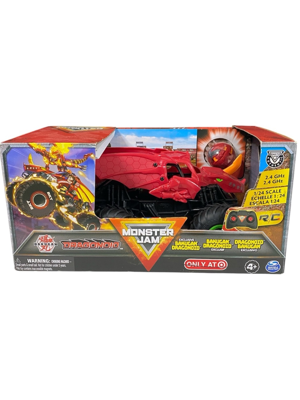 Monster Jam Official Red
Bakugan Dragonoid RC TRGX 1:24 Scale Target Ages 4+